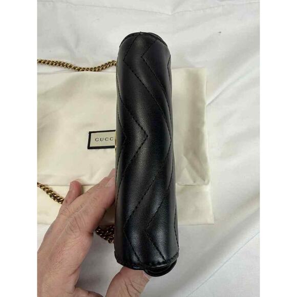 Gucci GG Marmont Matelassé Super Mini Chain Crossbody Bag SPB-TS 351756 - Picture 9 of 15